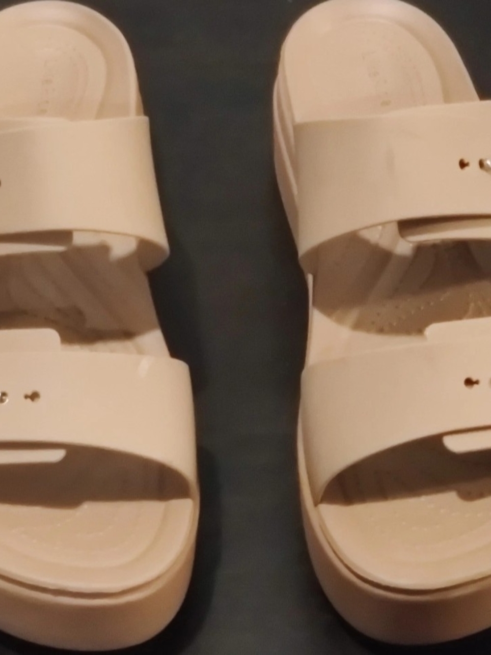 Lite Ride By Crocs Womens 10 Tan Color Crocs...New